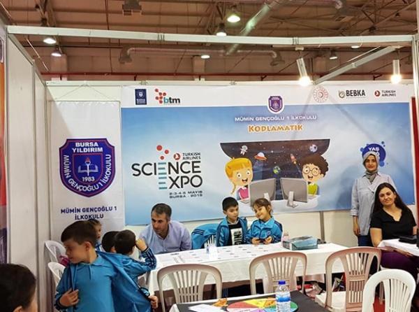 KODLAMATİK ATÖLYEMİZLE SCIENCE EXPO BURSA-2019 BİLİM ŞENLİĞİNDEYİZ